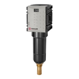 Riegler Filtre »FUTURA-mini« avec récipient métallique, 5 µm, BG 0, G 1/4, VA