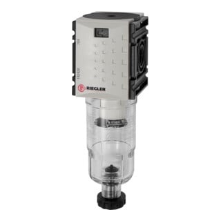 Riegler Filtre »FUTURA-mini« avec réservoir PC, 5 µm, BG 0, G 1/4, HA