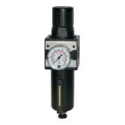 Riegler Filtre-régulateur »multifix«, réservoir métal et tube de visualisation, BG 3, G 3/4-1