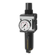 Riegler Filtre-régulateur »multifix«, réservoir métal et tube de visualisation, BG 4, G 3/4-1