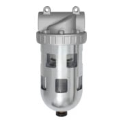 Riegler Filtre »Standard«, récipient PC et panier de protection, 5 µm, BG 3, G 1/2-1