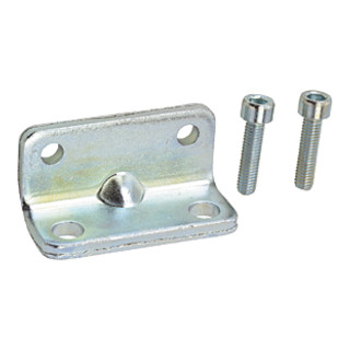 Riegler Fixation au sol, ISO 21287, pour vérin compact, Ø piston 25