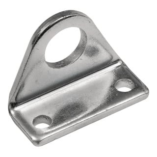 Riegler Fixation au sol, ISO 6432, Ø piston 12-16, acier galvanisé, 1 pièce