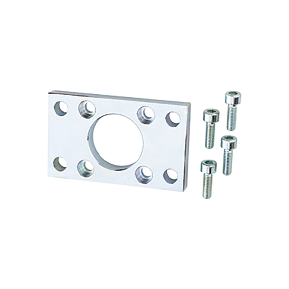 Riegler Front- oder Bodenflansch, ISO 15552, ISO 21287, Kolben-Ø 125