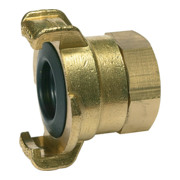 Riegler GEKA-raccord fileté, pivotant 360°, laiton brut, G 1 IG-1