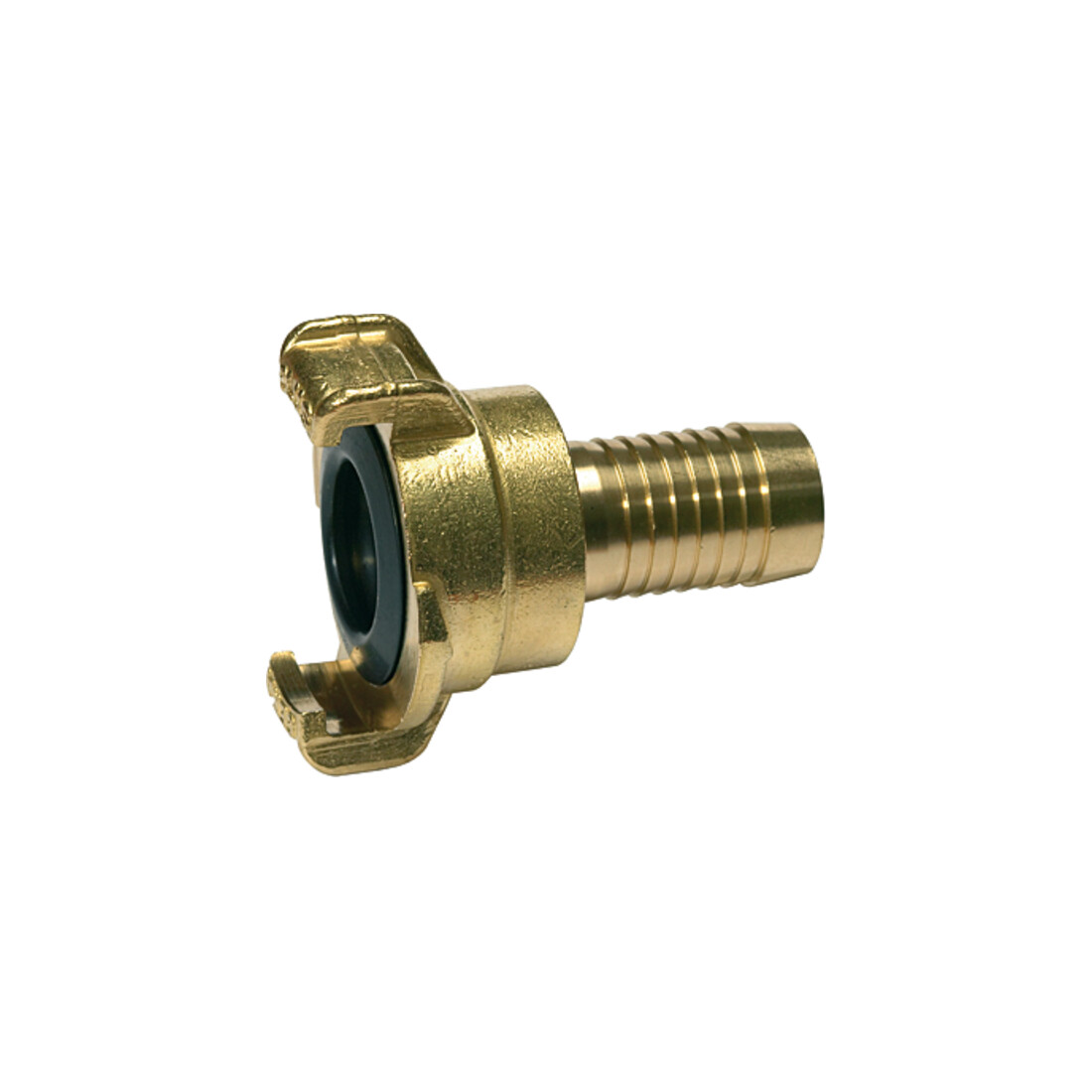 Riegler GEKA-Schlauchstück, 360 ° drehbar, Messing blank, LW 32