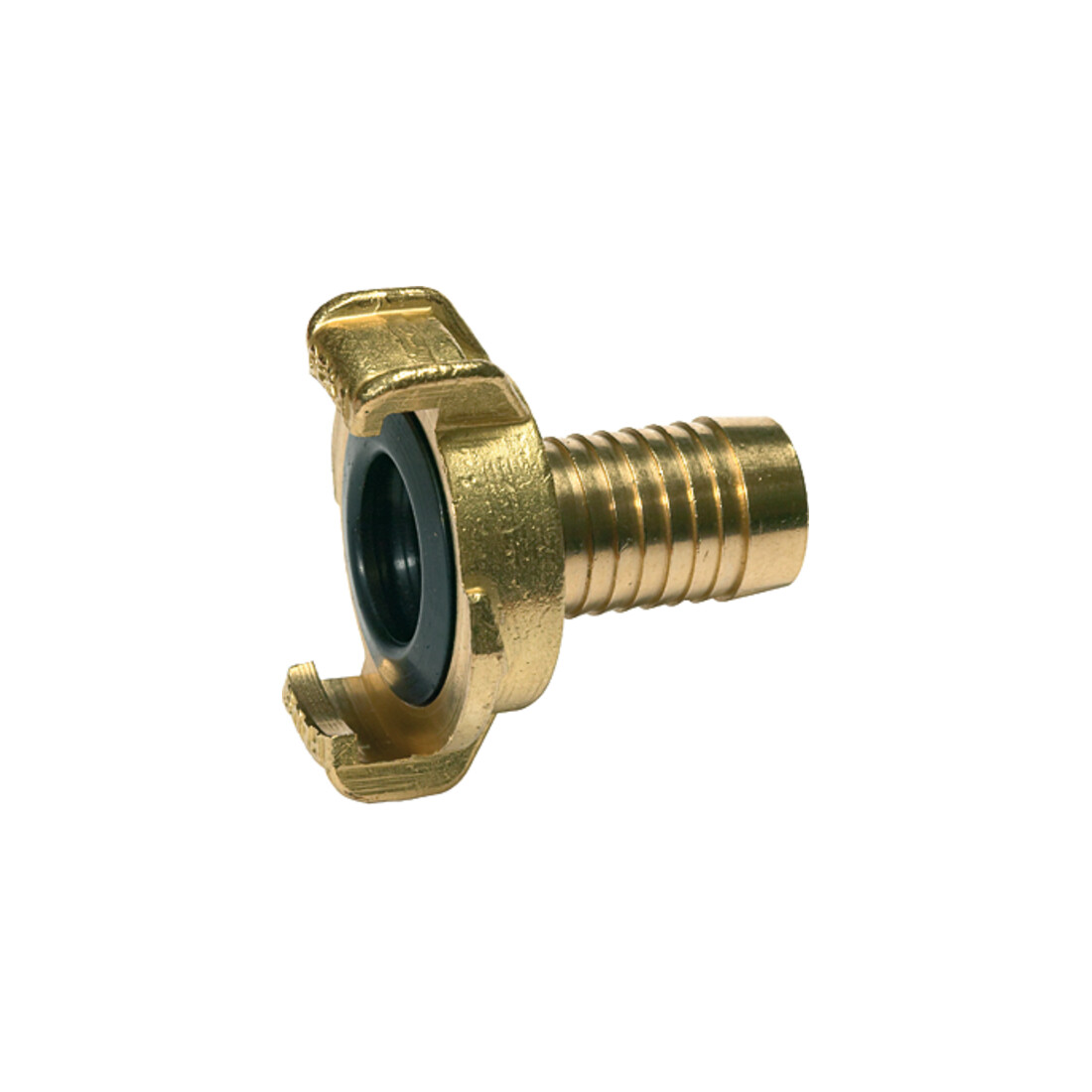 Riegler GEKA-Schlauchstück, starr, Messing blank, Anschluss LW 38