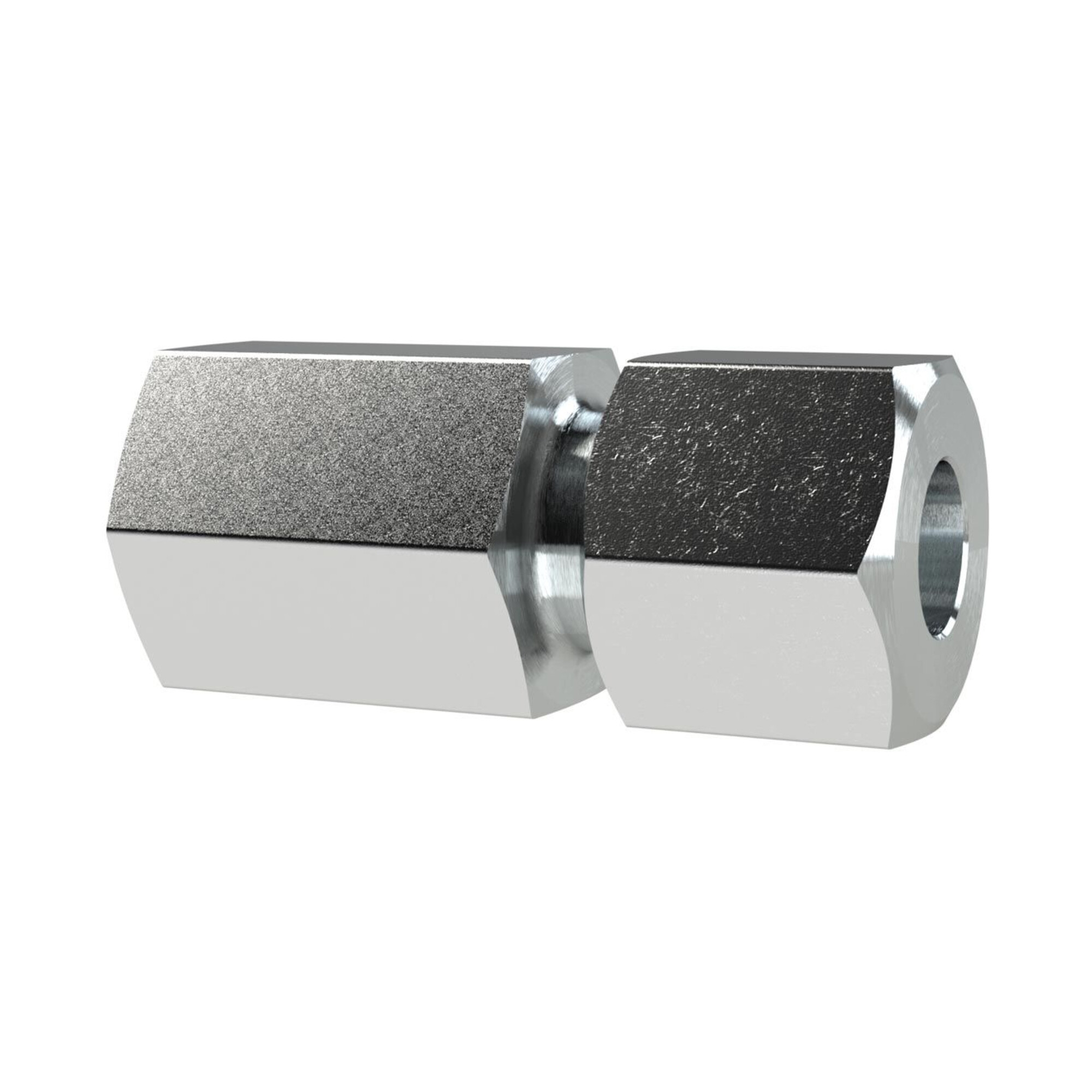 Riegler Ger. Aufschraubversch., M12x1,5i., Rohr-AÃ ̃ 8, Stahl verzinkt