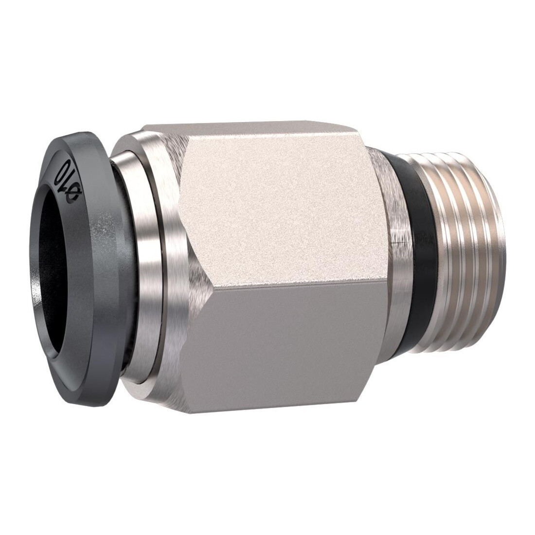 Riegler Ger. Steckverschraubung »universal short« 1/4, Schl.8, kon.dicht.