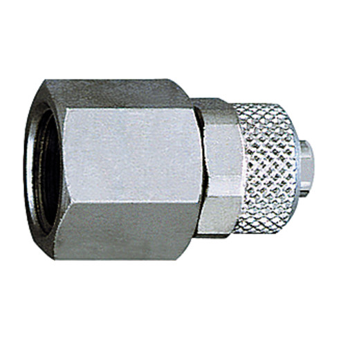 Riegler Gerade Aufschraubverschraubung, G 1/4 i., für Schlauch 10/8