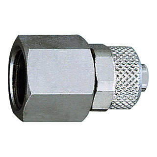 Riegler Gerade Aufschraubverschraubung, G 1/4 i., für Schlauch 6/4