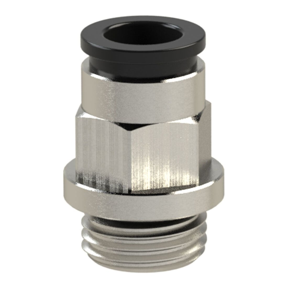 Riegler Gerade Einschraubverschr. »value line«, G 1/4 a., MS v. Ø6mm