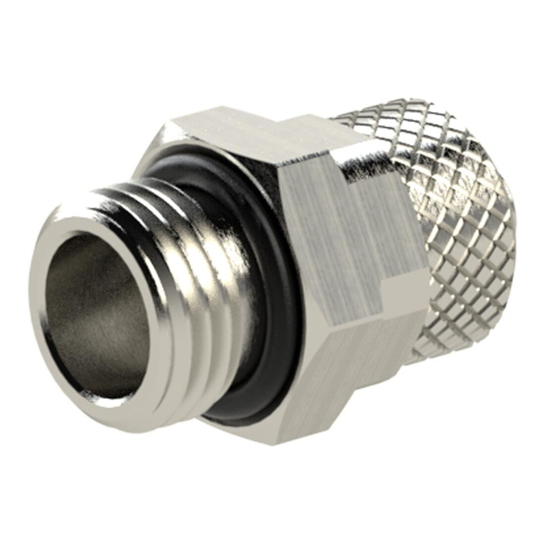 Riegler Gerade Einschraubverschr., »value line«, G1/8a., MS v., Schl.10/8