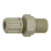 Riegler Gerade Einschraubverschraubung, G 1/2 a., für Schlauch 6/8 mm, PP