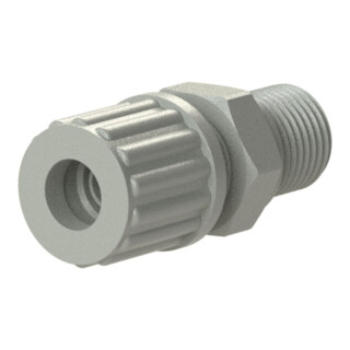 Riegler Gerade Einschraubverschraubung G 1/2 a., für Schlauch 8/10 mm, PP