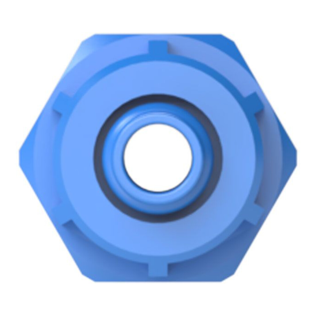 Riegler Gerade Einschraubverschraubung G 1/4 a., für Schlauch 12/9 mm, POM