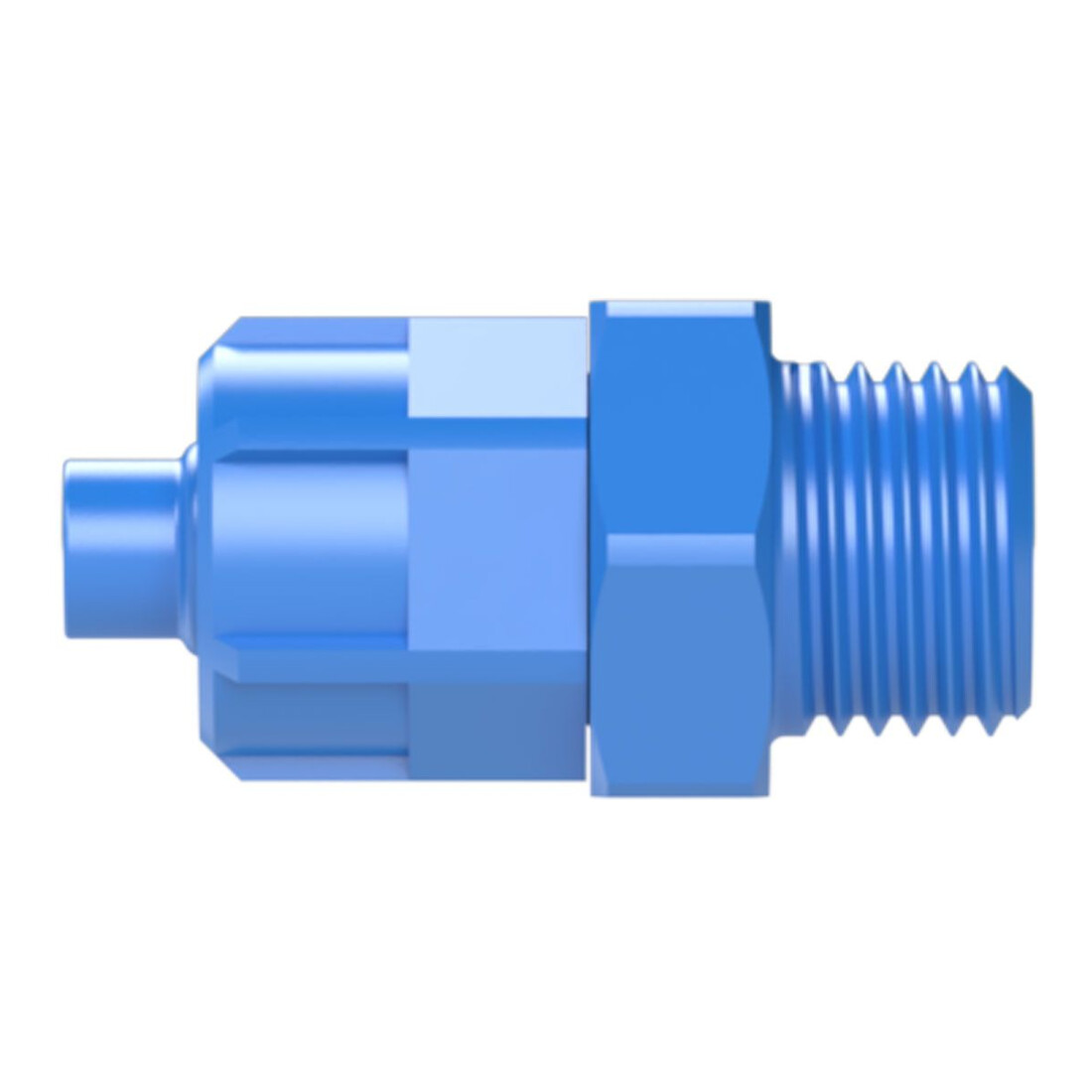 Riegler Gerade Einschraubverschraubung G 1/4 a., für Schlauch 6/4 mm, POM