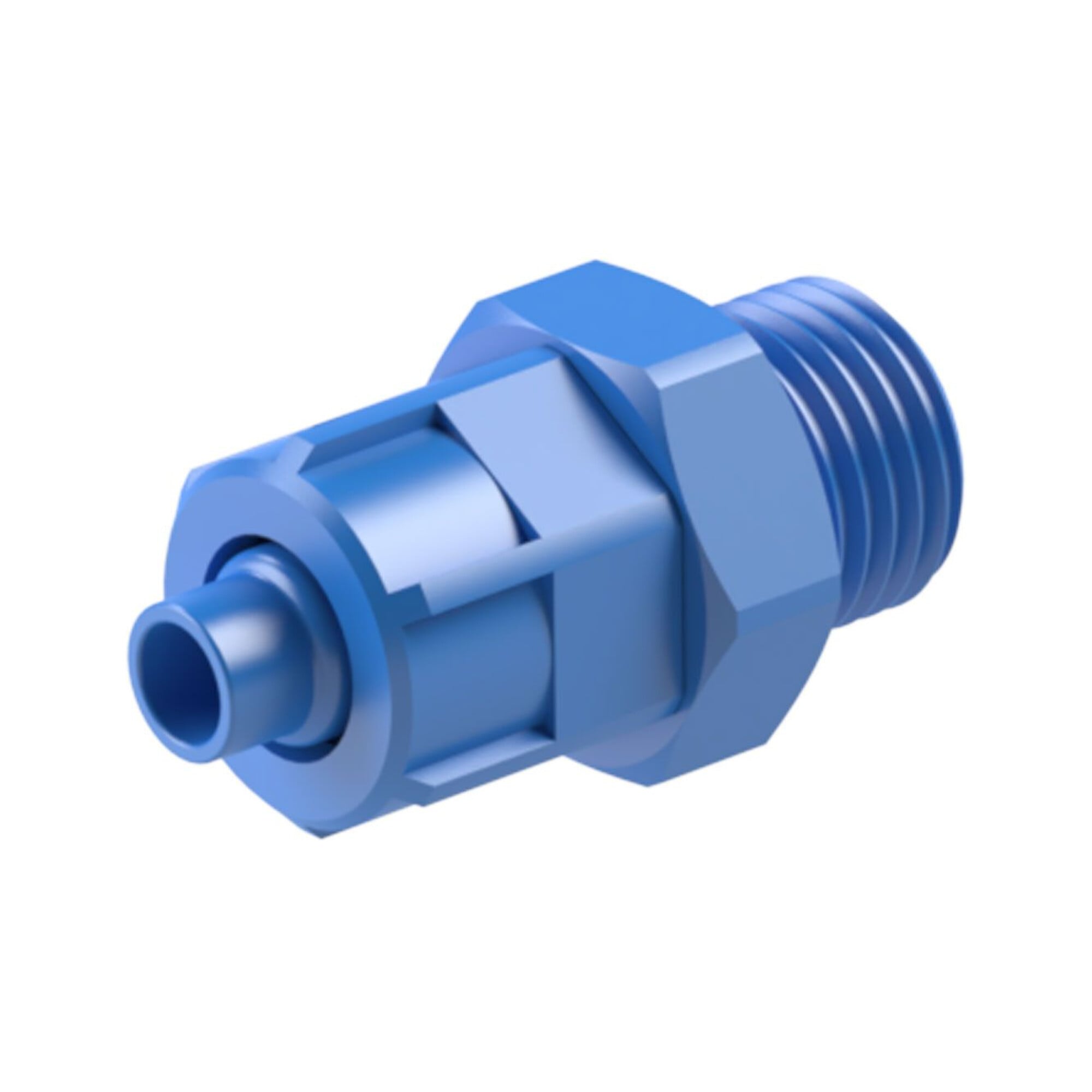 Riegler Gerade Einschraubverschraubung G 1/4 a., für Schlauch 8/6 mm, POM
