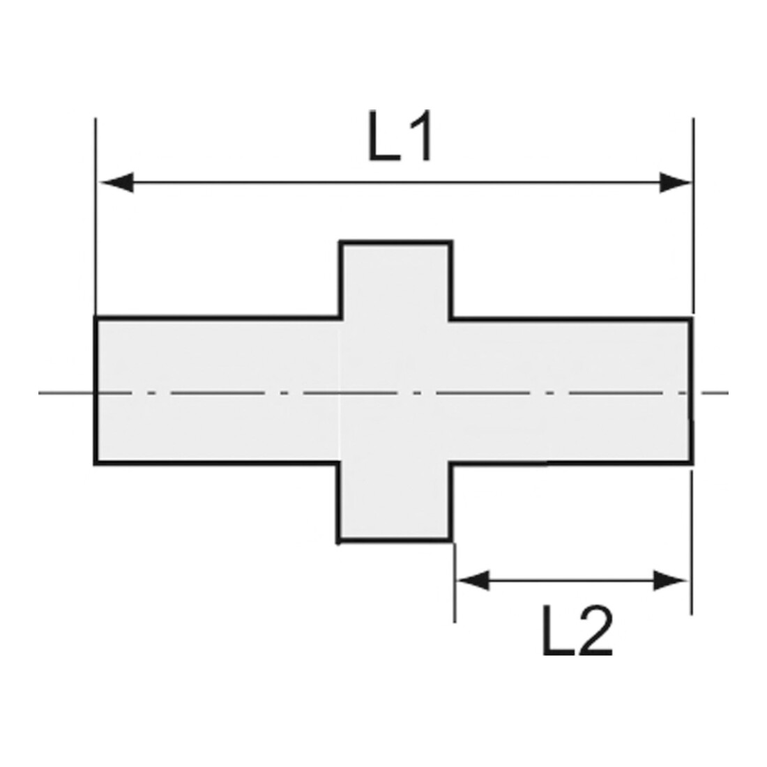 Riegler Gerade Einschraubverschraubung G 1/4 a., für Schlauch 9/12 mm, PFA