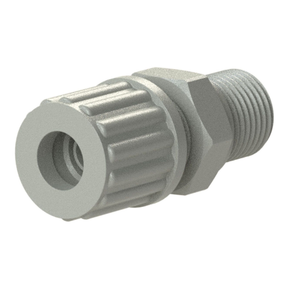 Riegler Gerade Einschraubverschraubung G 1/4 a., für Schlauch 9/12 mm, PP