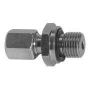 Riegler Gerade Einschraubverschraubung, G 1/4 a., Rohr-Ã˜ 12, Stahl verz., V 31-ZW