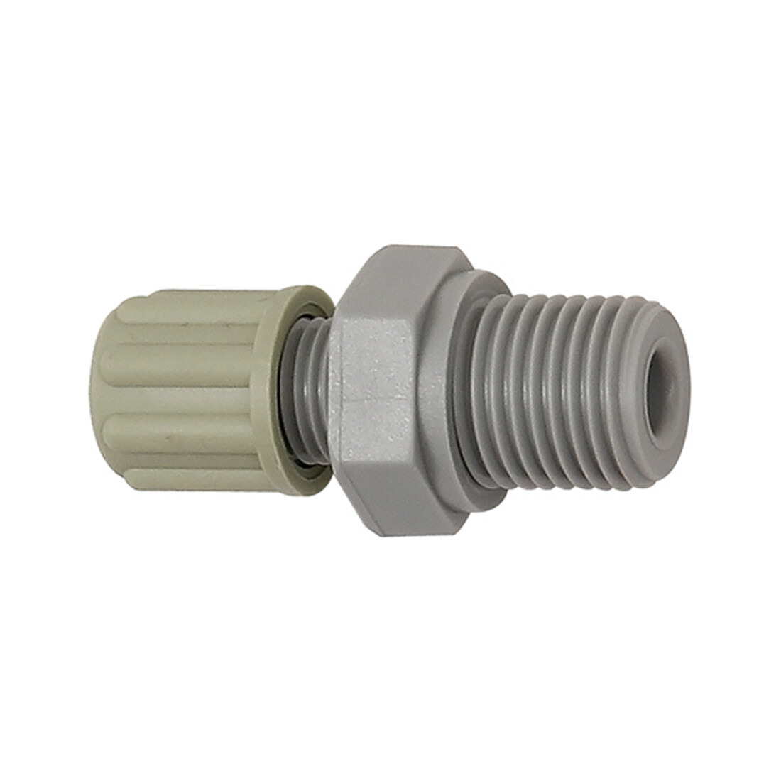 Riegler Gerade Einschraubverschraubung, G 1/8 a., für Schlauch 6/8 mm, PA