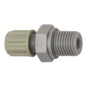 Riegler Gerade Einschraubverschraubung G 1/8 a., für Schlauch 9/12 mm, PA