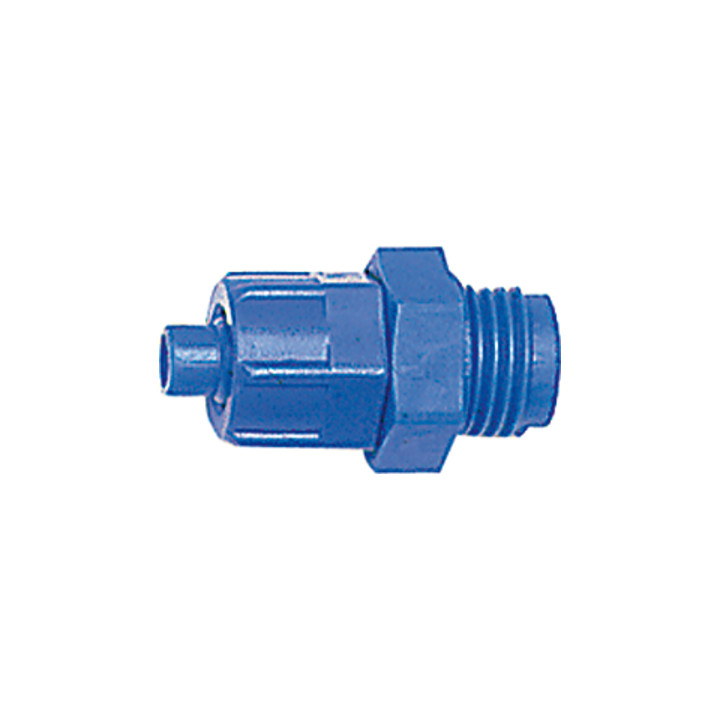 Riegler Gerade Einschraubverschraubung G 3/8 a., für Schlauch 8/6 mm, POM