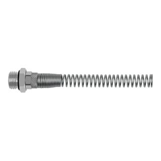 Riegler Gerade Einschraubverschraubung, Knickschutzfür, Schl. 8/6, G1/2 a.