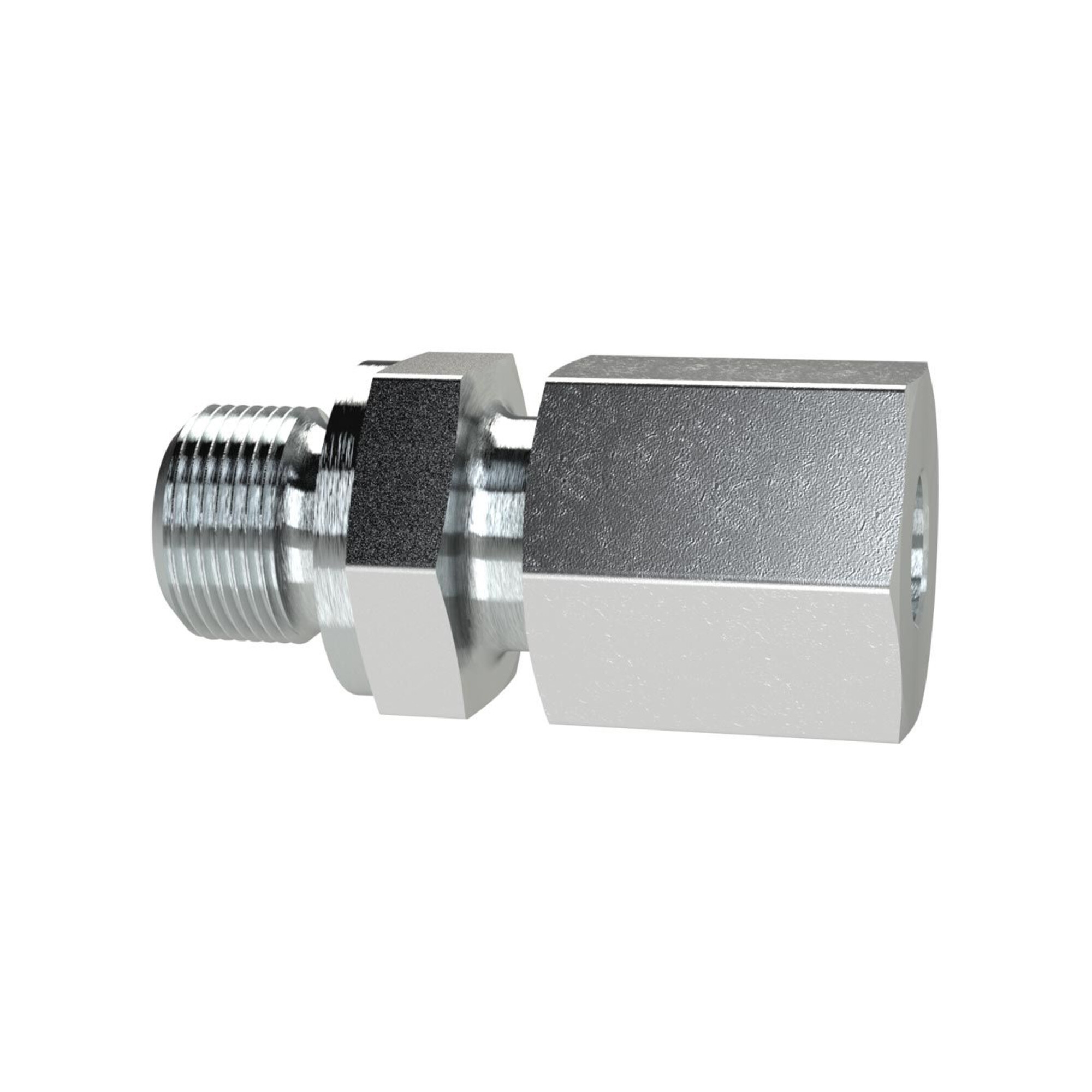 Riegler Gerade Einschraubverschraubung, M22 a., Rohr-Ã ̃ 10, Stahl verz., GEM2210LSTNBR