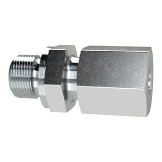 Riegler Gerade Einschraubverschraubung, M22 a., Rohr-Ã˜ 22, Stahl verz., GEM2222LSTNBR