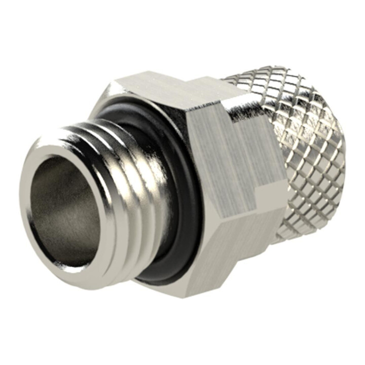 Riegler Gerade Einschraubverschraubung, O-Ring, G 1/2 a., Schlauch 12/10