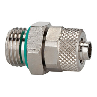Riegler Gerade Einschraubverschraubung, O-Ring, G 1/4 a., Schlauch 10/8