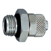 Riegler Gerade Einschraubverschraubung, O-Ring, G 3/8 a., für Schlauch 8/6