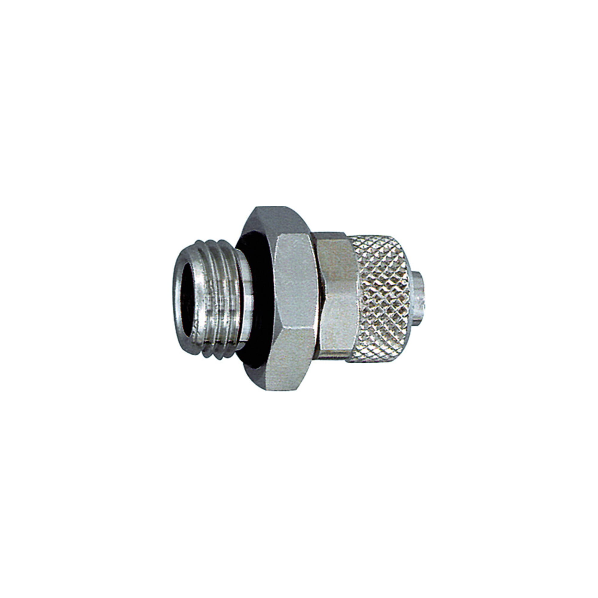 Riegler Gerade Einschraubverschraubung, O-Ring, G 3/8 a., für Schlauch 8/6