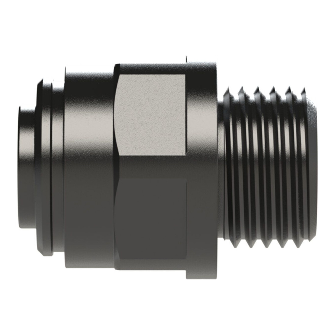 Riegler Gerade Einschraubverschraubung POM, G 1/8 a., für Schlauch-Ã˜ 6