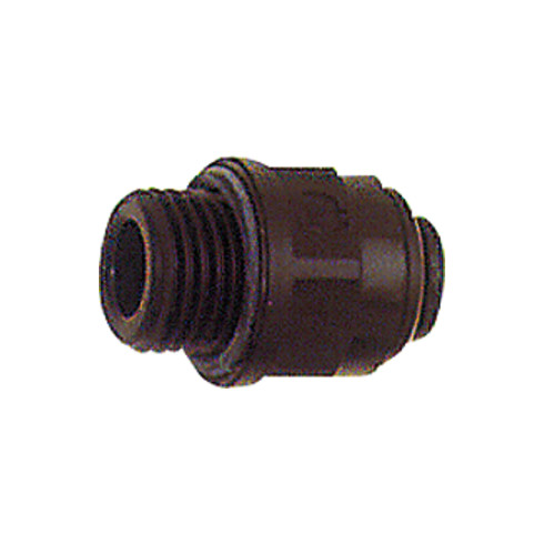 Riegler Gerade Einschraubverschraubung POM, G 3/8 a., für Schlauch-Ø 8