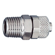 Riegler Gerade Einschraubverschraubung, R 1/8 a., für Schlauch 10/8-1