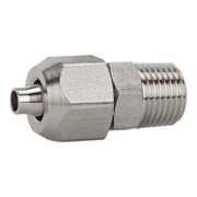 Riegler Gerade Einschraubverschraubung R 3/8 a., Schlauch 10/8, ES 1.4404-1