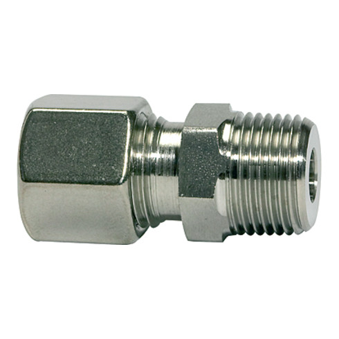 Riegler Gerade Einschraubverschraubung, R1/2, Rohr-Ø18, ES 1.4571, 315bar