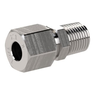Riegler Gerade Einschraubverschraubung, R1/8, Rohr-Ã˜ 6, ES 1.4571, 100bar