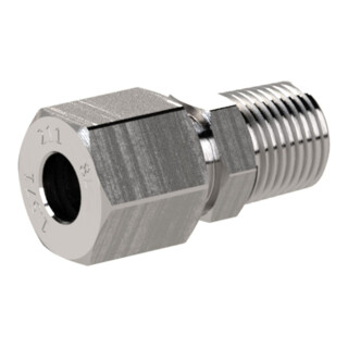 Riegler Gerade Einschraubverschraubung, R3/4, Rohr-Ã˜18, ES 1.4571, 315bar