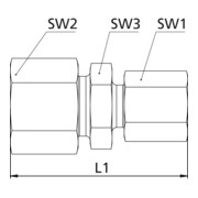 Riegler Gerade Reduzierverschraubung, Rohr-Außen-Ã˜ 12/10, Stahl verzinkt, GV1210SSTRED-3