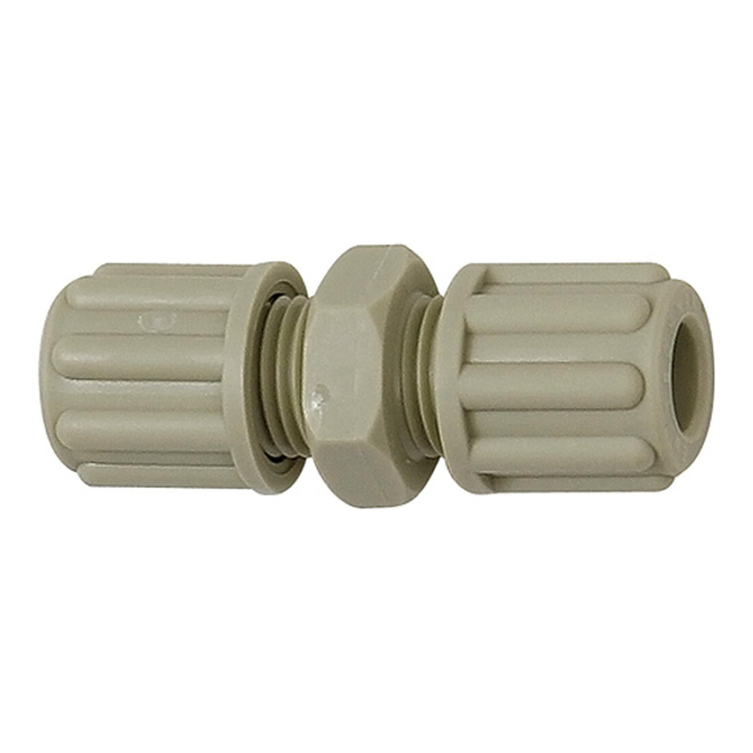 Riegler Gerade Schlauchverbindung, für Schlauch 8/10 mm, SW 22, PP