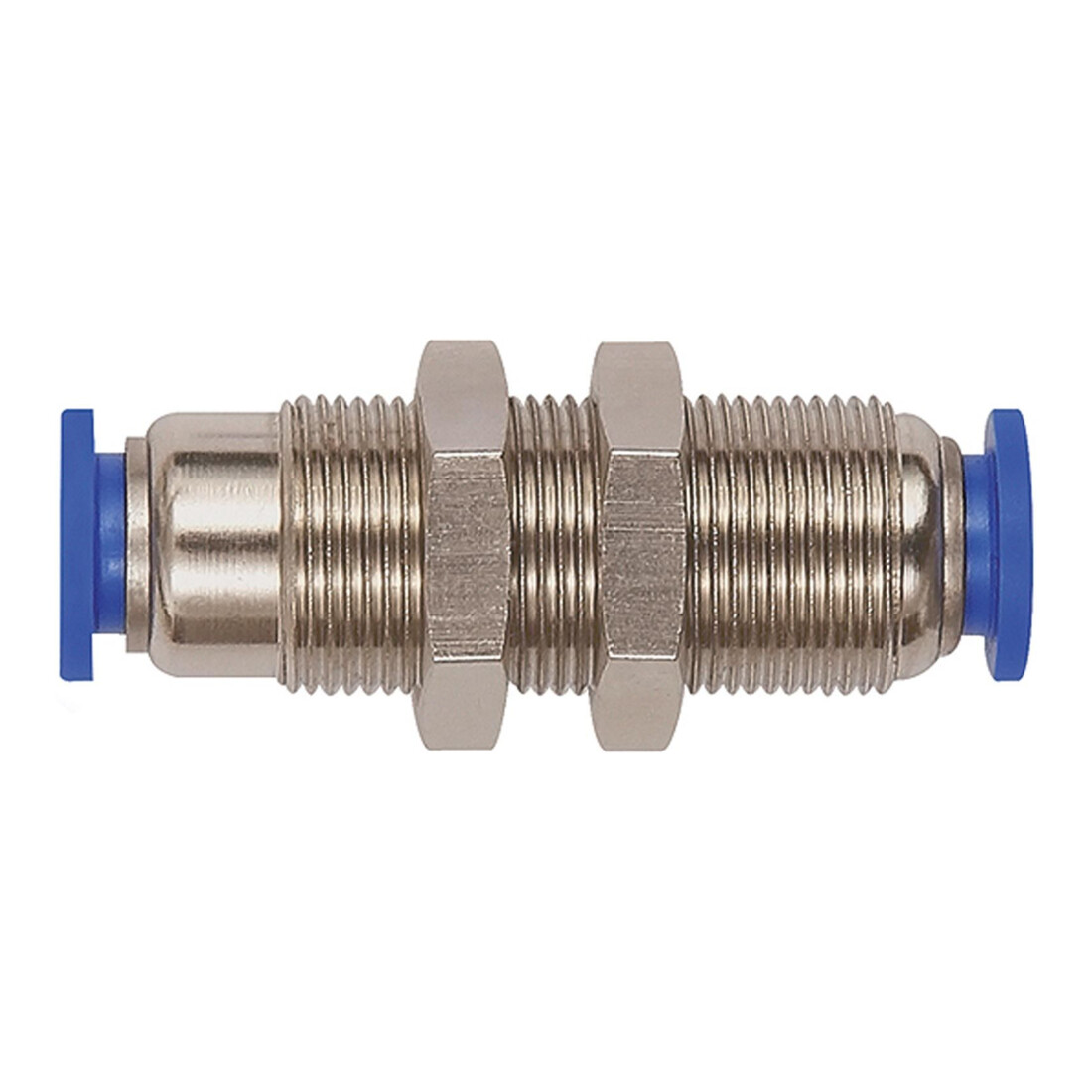 Riegler Gerade Schott-Steckverbindung »Blaue Serie« selbstabsper. M22x1,0