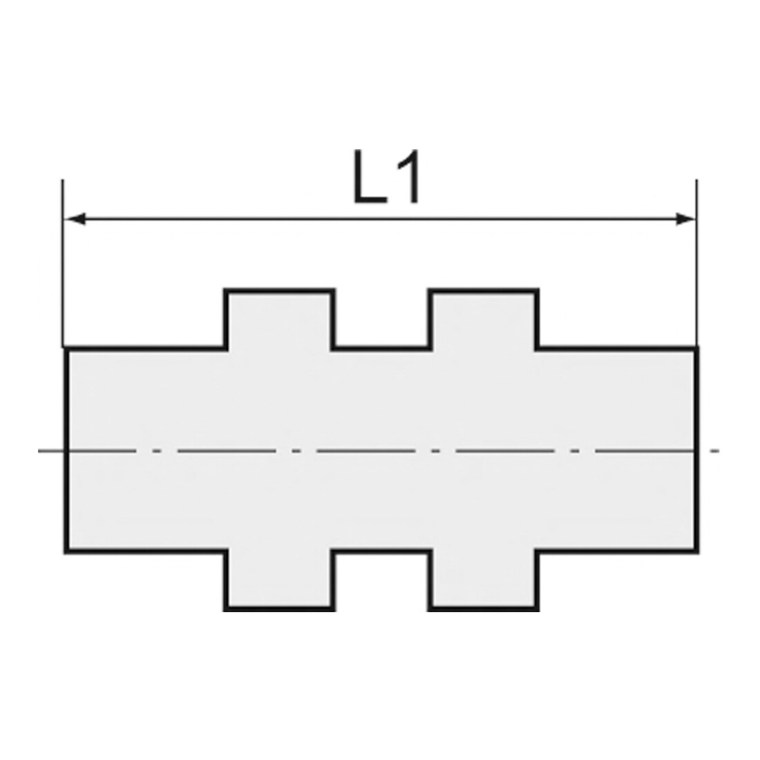 Riegler Gerade Schott-Steckverbindung »click-clock« M8x0,75, Schl.-A.Ø 3