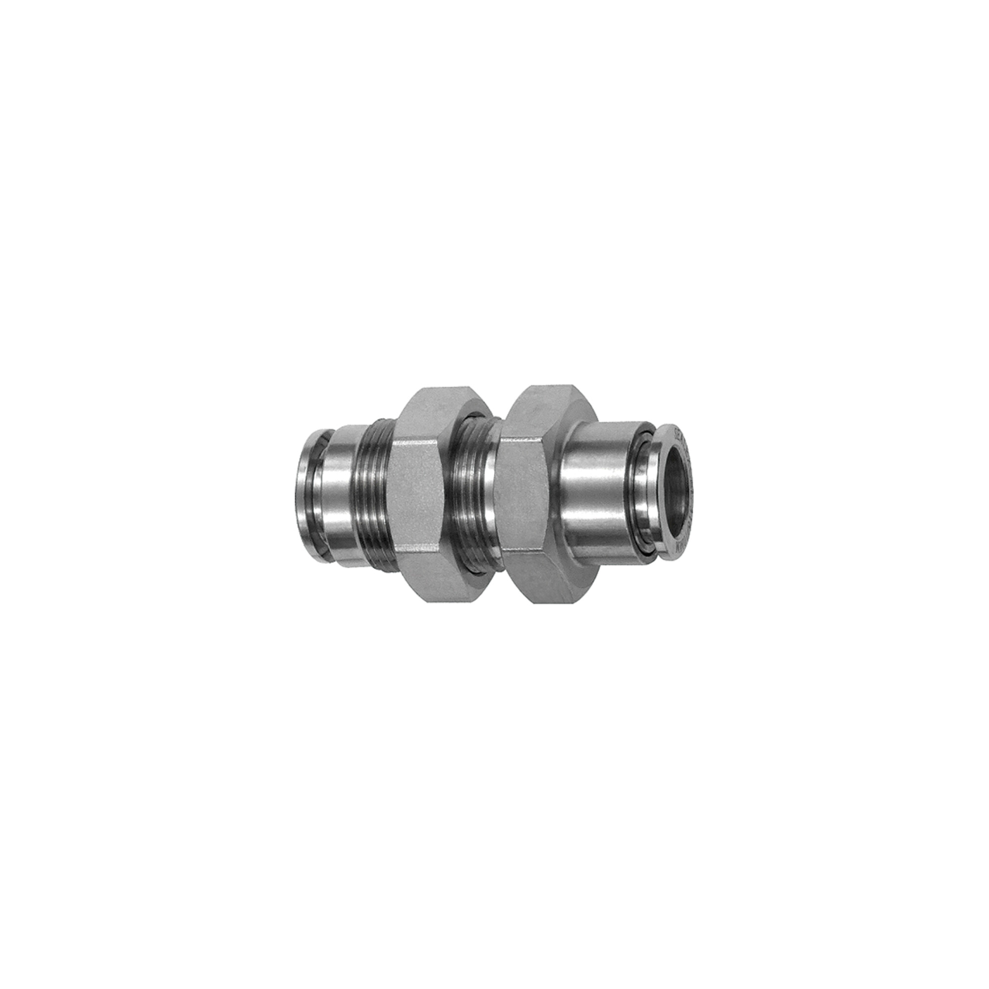 Riegler Gerade Schott-Steckverbindung, M16x1,0, ES 1.4404