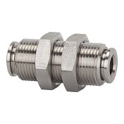 Riegler Gerade Schott-Steckverbindung, M20x1,0, Edelstahl 1.4404-1