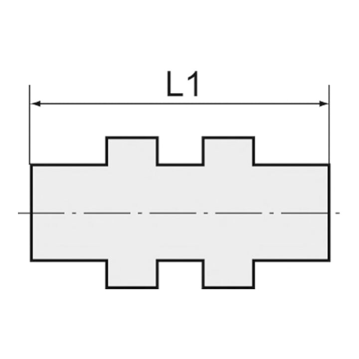 Riegler Gerade Schott-Steckverbindung red.  »click-clock «, M15x1,0 Ã˜ 4/8mm