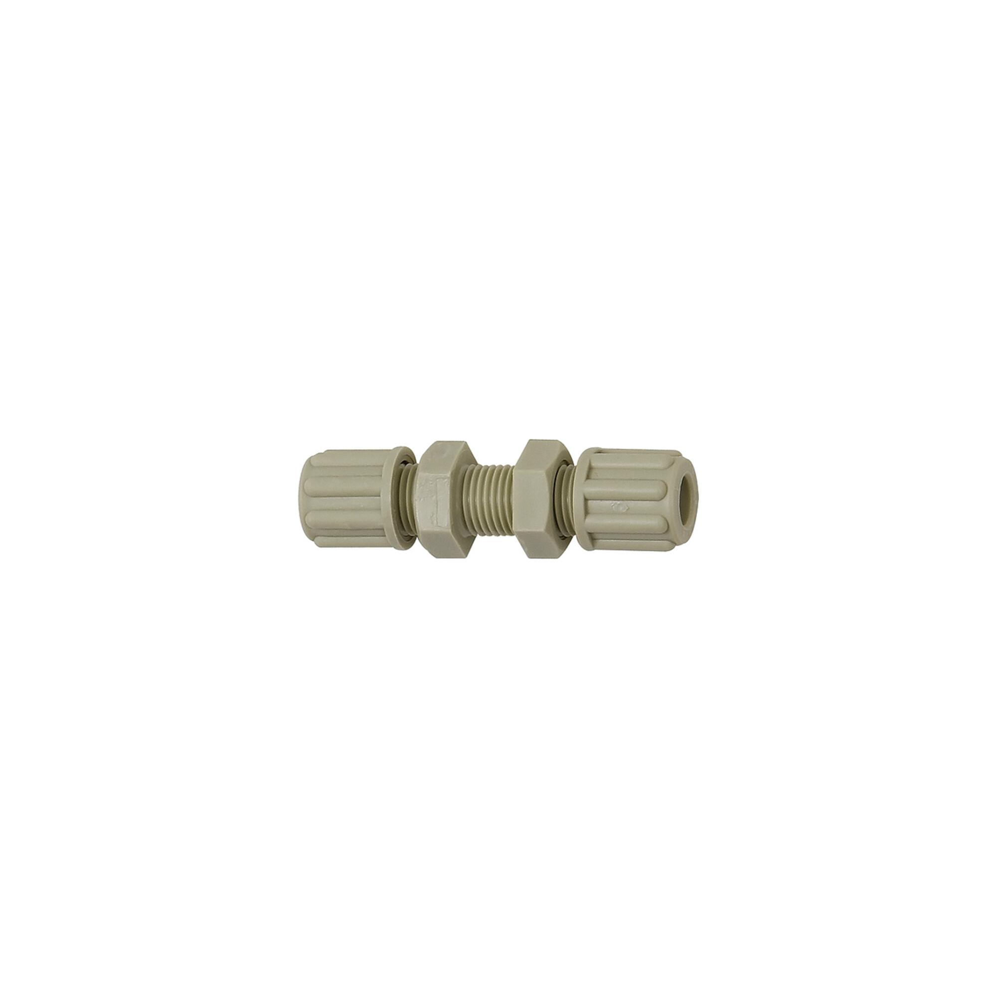 Riegler Gerade Schottverbindung, M18x1,5, für Schlauch 9/12 mm, SW 24, PP